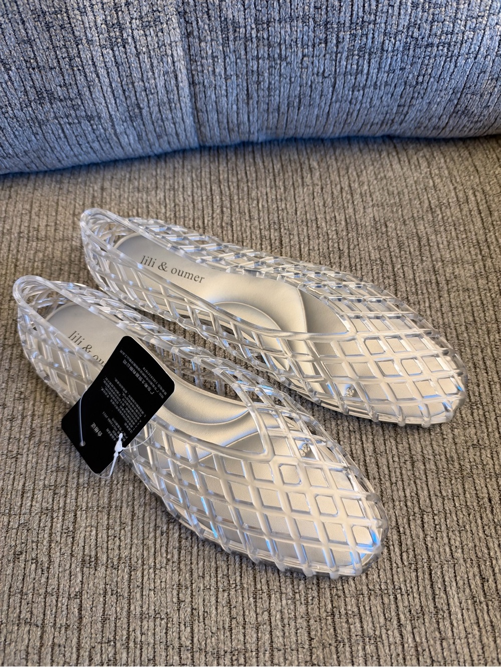 Clear Jelly Flat - Transparent Women's Slip-On